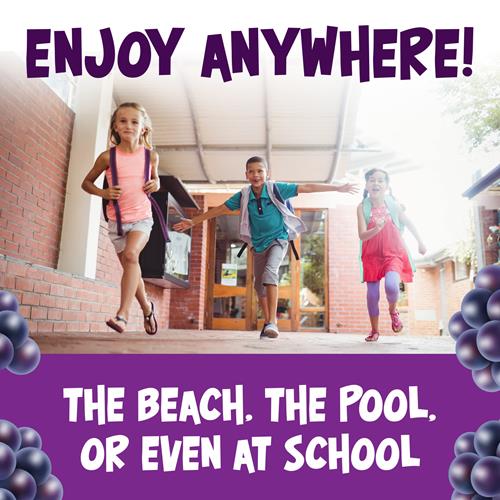Kool-Aid Unsweetened Grape Powdered Drink Mix, 0.14 Oz. Packet
