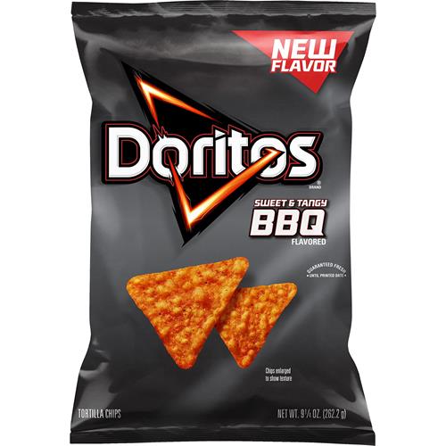 Doritos Tortilla Chips Sweet & Tangy Bbq, 9.25 Oz