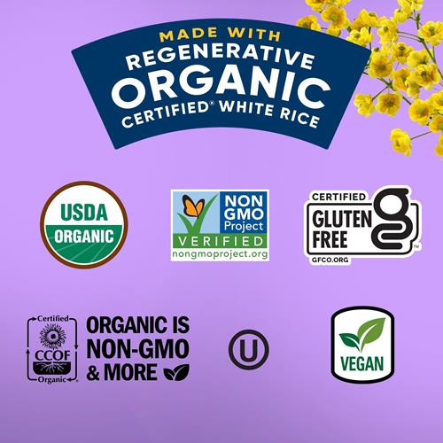 Lundberg Organic Chicken & Herb Seasoned Rice - Regenerative Organic Certified Long Grain White Rice & Seasoning Mix, Gluten Free, 5.5 Ounce