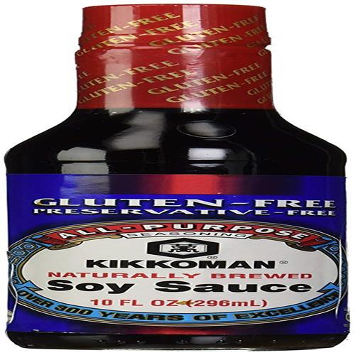 Kikkoman Soy Sauce, Gluten Free, 10 Oz