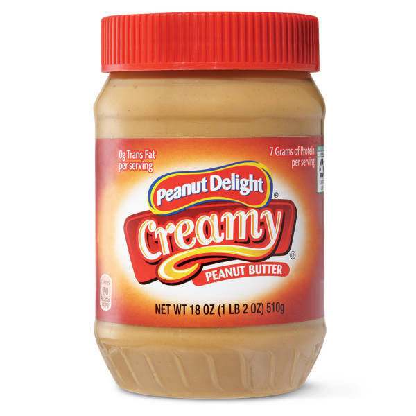 Peanut Delight Creamy Peanut Butter, 18 oz