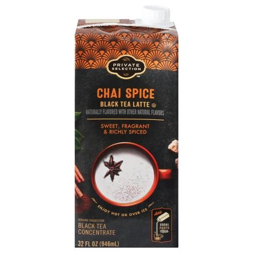 Private Selection Chai Spice Black Tea Latte Concentrate 32 fl oz