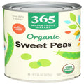 Whole Foods Market, Organic Sweet Peas No Salt Added, 15 Oz