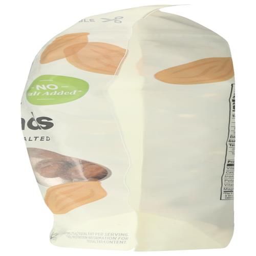 Whole Foods Market, Organic Unroasted Unsalted Almonds, Value Size, 20 Ounce