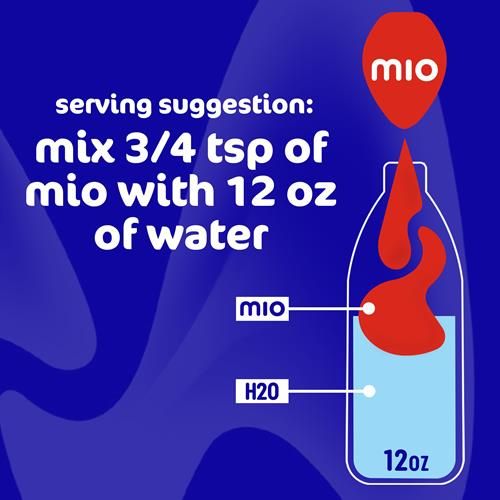 Mio Energy Black Cherry Naturally Flavored With Other Natural Flavor Liquid Water Enhancer, 3.24 Fl Oz Bottle