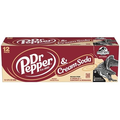 Dr Pepper - & Crème Soda, 12 Oz, 12 Pk