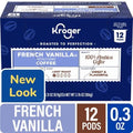 Kroger French Vanilla Light Roast Coffee Pods 12 ct