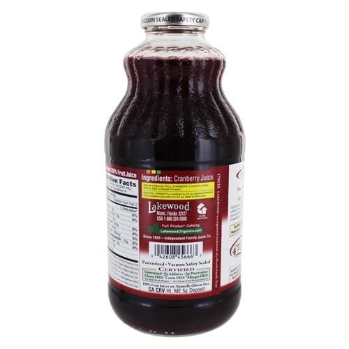 Lakewood, Pure Cranberry Juice, 32 Oz