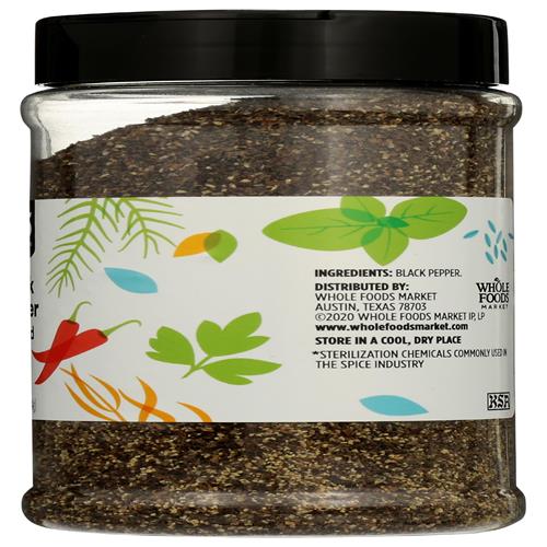 Whole Foods Market Medium Grind Black Pepper, 6.49 Oz