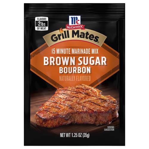 Mccormick Grill Mates Brown Sugar Bourbon Marinade Mix, 1.25 Oz