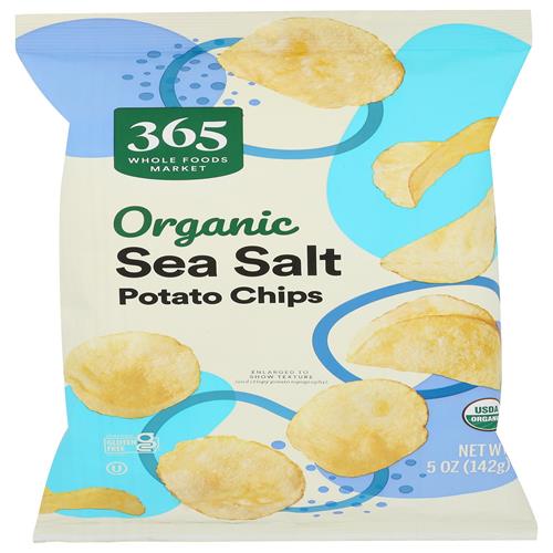 Whole Foods Market, Chip Potato Classic Sea Salt Organic, 5 Ounce