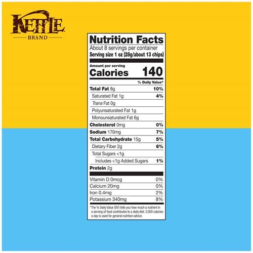 Kettle Brand Potato Chips Farmstand Ranch Kettle Chips, 7.5 Oz