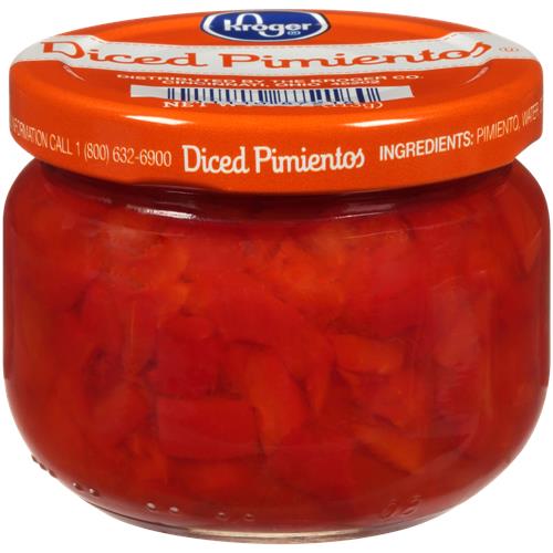 Kroger Diced Pimientos 4 oz