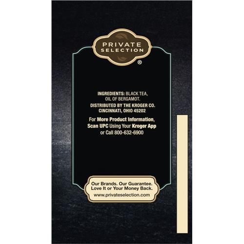 Private Selection Earl Grey Black Tea 20 ct
