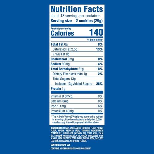 Oreo Chocolate Creme Chocolate Sandwich Cookies, Family Size, 18.71 Oz