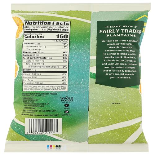 Whole Foods Market Plantain Tostones, 5 Oz