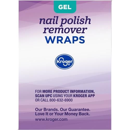 Kroger Gel Nail Polish Remover Wraps 20 ct