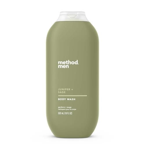 Method Men, Juniper + Sage Body Wash, Paraben And Phthalate Free, 18 Fl Oz (Pack Of 1)