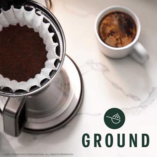 Starbucks Ground Coffee, Starbucks Blonde Roast Coffee, Veranda Blend, 100% Arabica, 1 Bag (12 Oz)