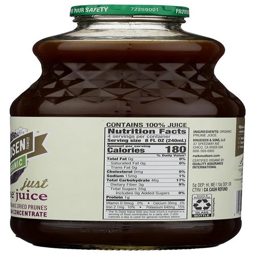 Rw Knudsen Organic Prune Juice, 32 Fz