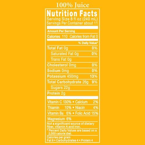 Tropicana Pure Premium 100% Orange Juice Original, No Pulp, Single Serve, 89 Fl Oz Bottle