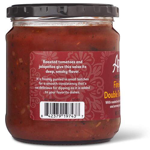 Aplenty Fire Roasted Double Tomato Salsa, Medium, 15.5 Oz