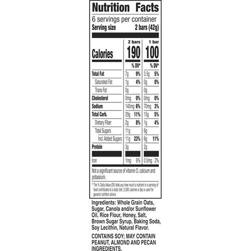 Nature Valley Oats N Honey Granola Bars 8.94 Oz (12 Bars)
