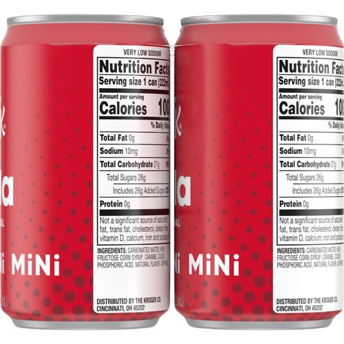 Kroger Big K Cola Mini Cans 6 pk / 7.5 fl oz