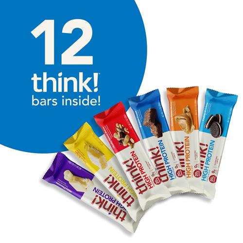 Think, High Protein Bars Variety Pack, 2.1 Ounce