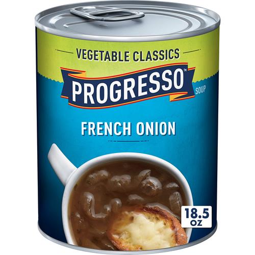 Progresso Vegetable Classics, French Onion Canned Soup, Gluten Free, 18.5 Oz.