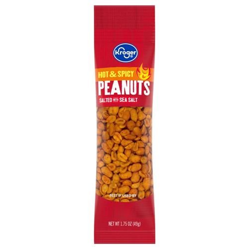 Kroger Hot & Spicy Sea Salted Peanuts 1.75 oz
