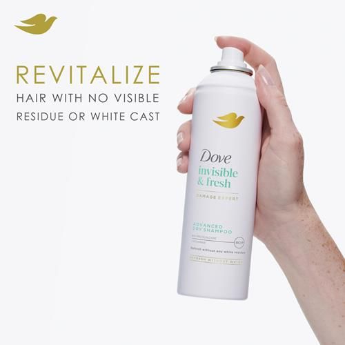 Dove Advanced Dry Shampoo Fresh Coconut Refresh Without Water Dry Shampoo Spray Absorbs Excess Oil Without Visible Residue 5 Oz