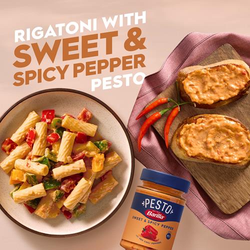 Barilla Sweet And Spicy Pepper Pesto, 6.2 Oz