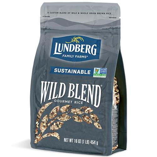 Lundberg Wild Blend Rice – Long-Grain Brown, Sweet Brown, Red & Black Rice, Certified Gluten-Free Whole Grains, 16 Oz