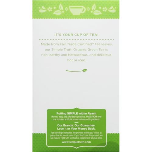 Simple Truth Organic Green Tea Bags 20 ct