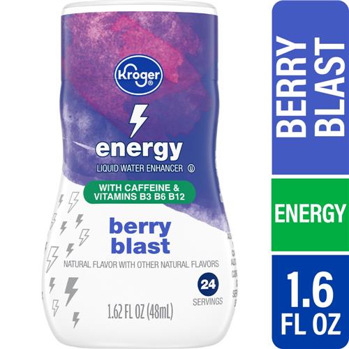 Kroger Energy Berry Blast Water Enhancer Bottle 1.62 fl oz