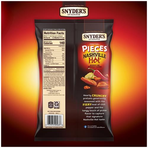 Snyders Of Hanover Pretzel Pieces, Nashville Hot, 11.25 Oz