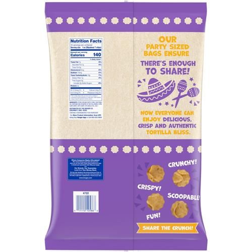 Kroger Cupz Tortilla Chips Party Size 15 oz