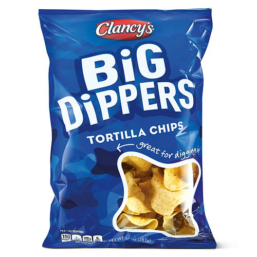 Clancy's Big Dipper  Tortilla Chips, 10 oz