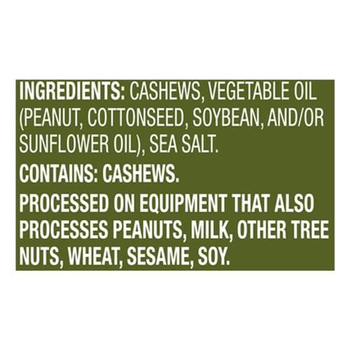 Kroger Whole Salted Cashews 32 oz