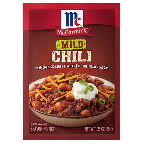 Mccormick Mild Chili Seasoning Mix, 1.25 Oz
