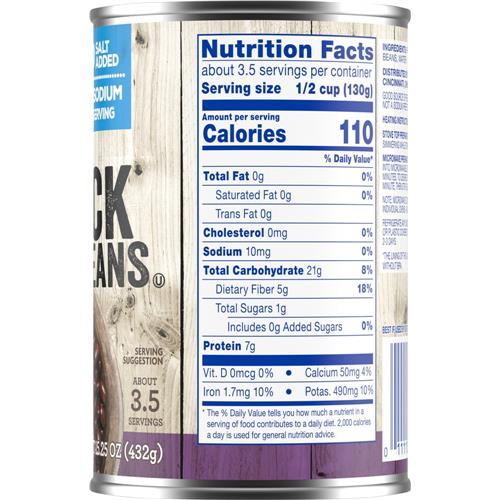 Kroger Canned Black Beans 15.25 oz