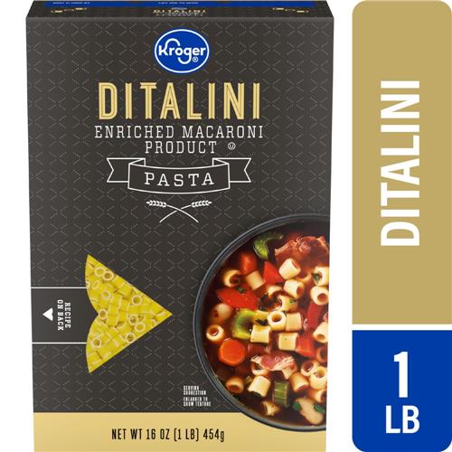 Kroger Ditalini Pasta 16 oz