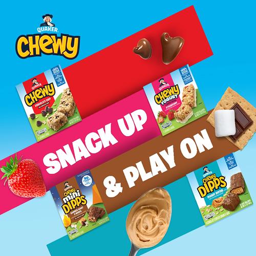 Quaker Big Chewy Granola Bars, 60% Larger, Chocolate Chip, (5 Pack)