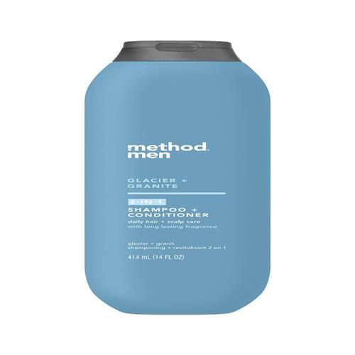 Method Men 2 In 1 Shampoo And Conditioner, Glacier + Granite, 14 Oz