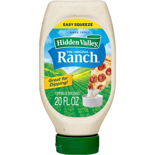 Hidden Valley Easy Squeeze Original Ranch Salad Dressing And Topping, 20 Ounce Bottle (Package May Vary)