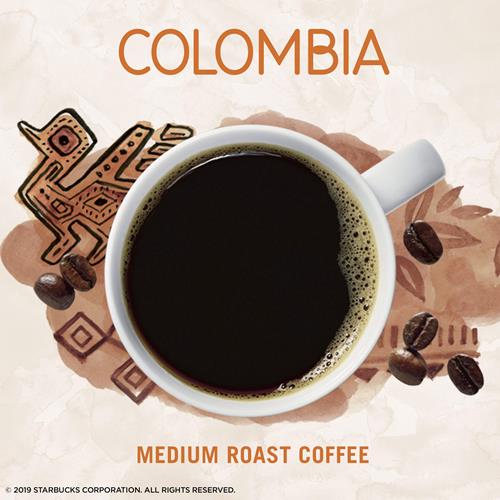 Starbucks Via Instant Coffee, Medium Roast Coffee, Colombia, 100% Arabica, 8 Count