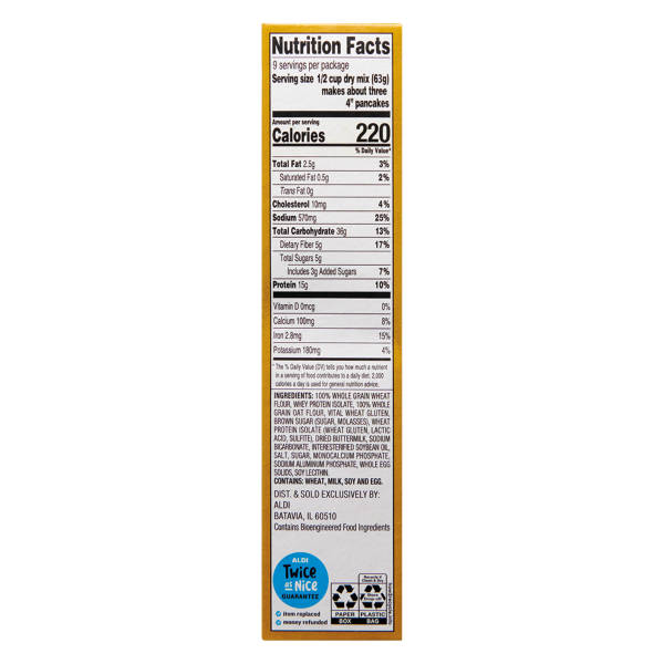 Millville Buttermilk Protein Pancake & Waffle Mix, 20 oz