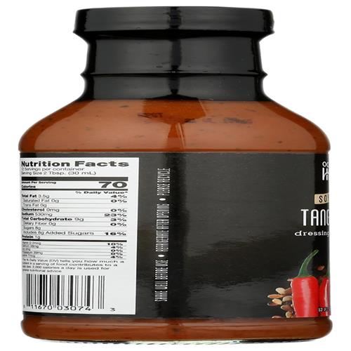 Oceans Halo Organic Tangy Thai Dressing & Marinade, 12 Fz