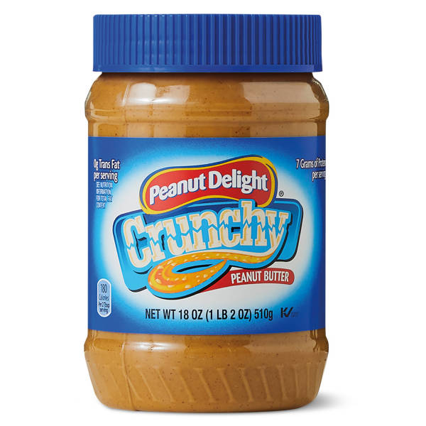Peanut Delight Crunchy Peanut Butter, 18 oz